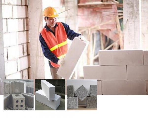 Gạch bê tông nhẹ - vật liệu xanh cho các công trình dân dụng Gạch bê tông nhẹ - vật liệu xanh cho các công trình dân dụng